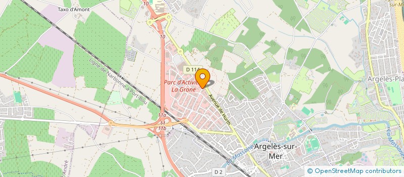 localisation de l'entreprise UMA  ARGELES-SUR-MER