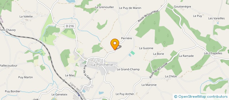 localisation de l'entreprise UMA RECORDS à LA PORCHERIE
