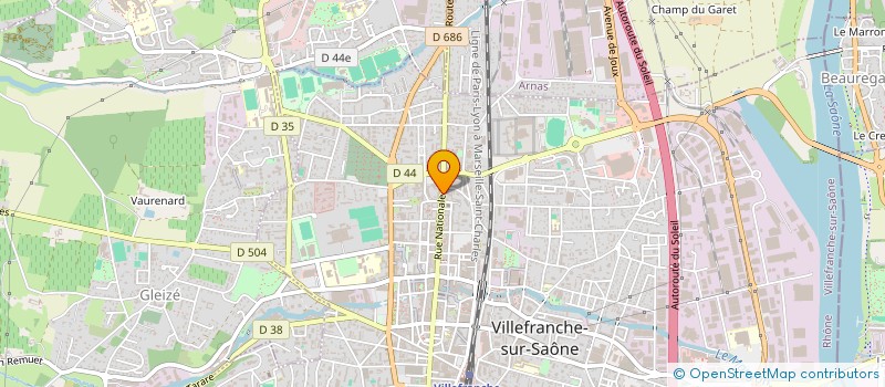 localisation de l'entreprise UMAI SUSHI à VILLEFRANCHE-SUR-SAONE