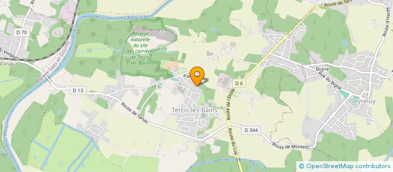 localisation de l'entreprise UMAKA SCI à TERCIS-LES-BAINS