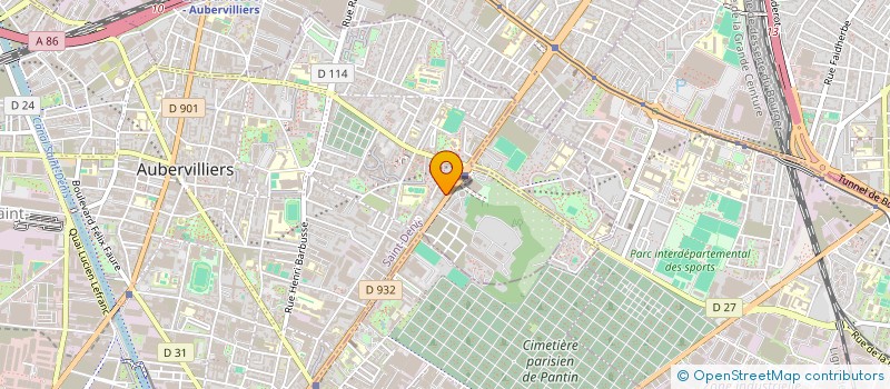 localisation de l'entreprise UMALI-DECORS  AUBERVILLIERS