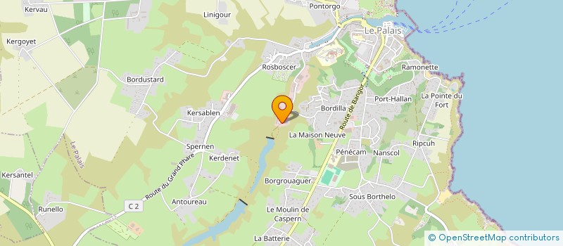 localisation de l'entreprise UMAM'ILE  LE PALAIS