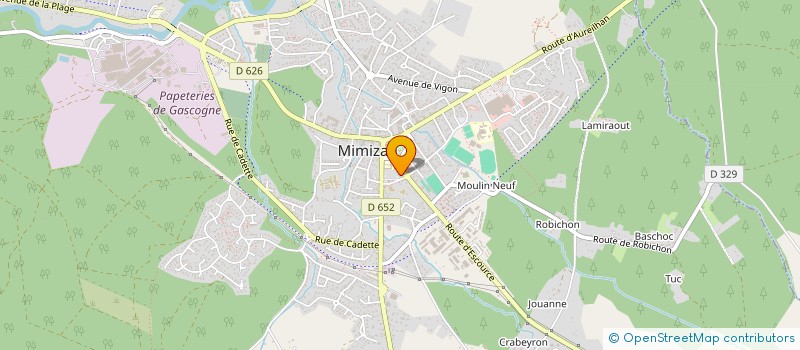 localisation de l'entreprise UMAMI DOJO KARATE DO  MIMIZAN