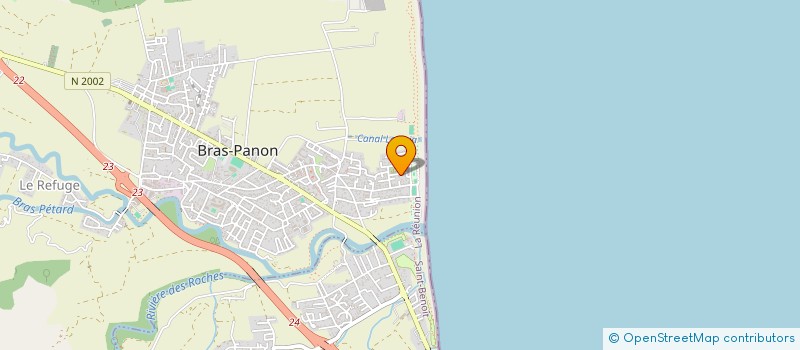 localisation de l'entreprise UMAMI REUNION  BRAS-PANON