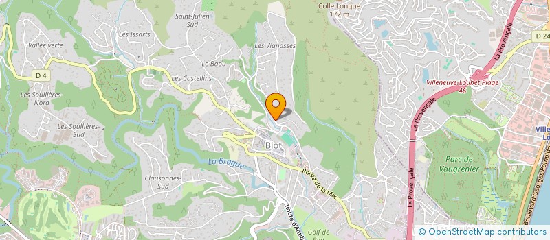 localisation de l'entreprise UMAN GROUP à BIOT