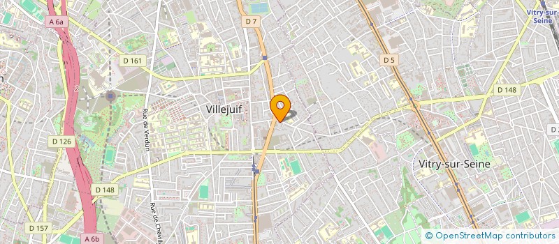 localisation de l'entreprise UMANAK à VILLEJUIF