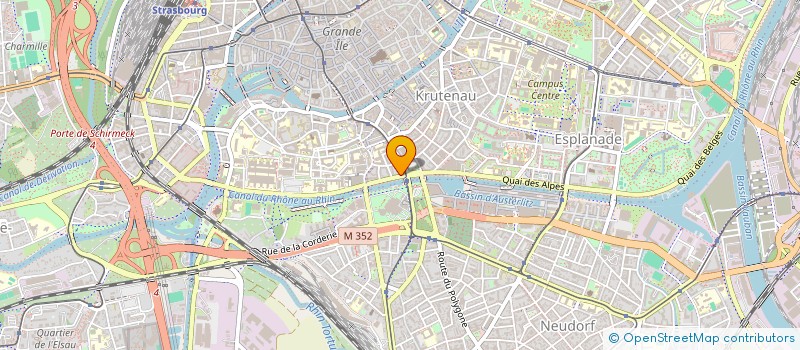 localisation de l'entreprise UMANE à STRASBOURG