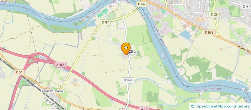 localisation de l'entreprise UMANESS  QUINCIEUX