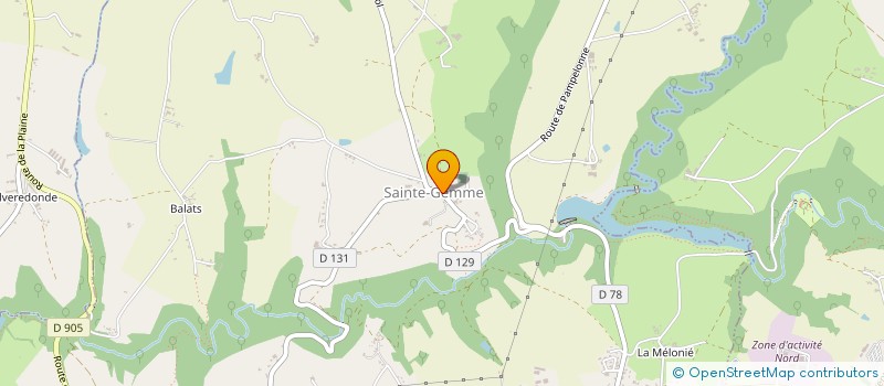 localisation de l'entreprise UMANI  SAINTE-GEMME