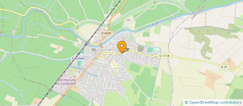 localisation de l'entreprise UMANITI FONCIERE BEZIERS  COURSAN