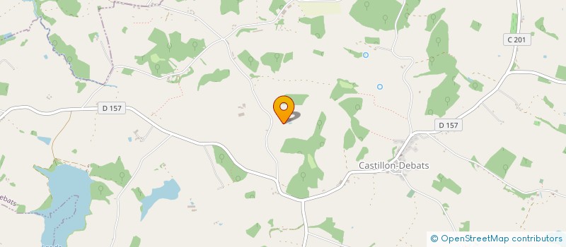 localisation de l'entreprise UMANPROD  CASTILLON-DEBATS