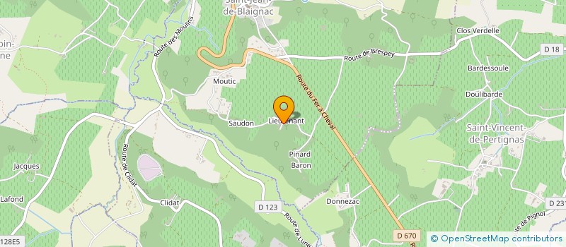 localisation de l'entreprise UMAPA  SAINT-JEAN-DE-BLAIGNAC