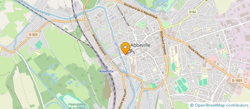 localisation de l'entreprise UMAR 95  ABBEVILLE