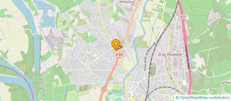 localisation de l'entreprise UMAY IMMO  SORGUES