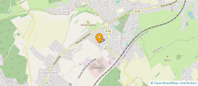 localisation de l'entreprise UMAY ISOLATION  VALMONT