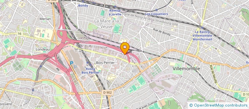 localisation de l'entreprise UMAYMA STUDIO à ROSNY-SOUS-BOIS