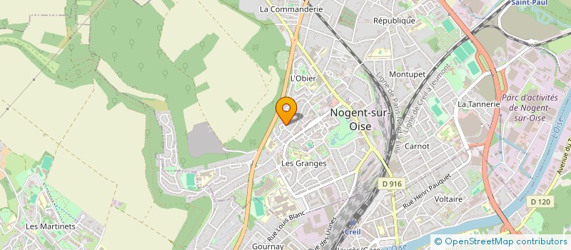 localisation de l'entreprise UMBELINO  NOGENT-SUR-OISE