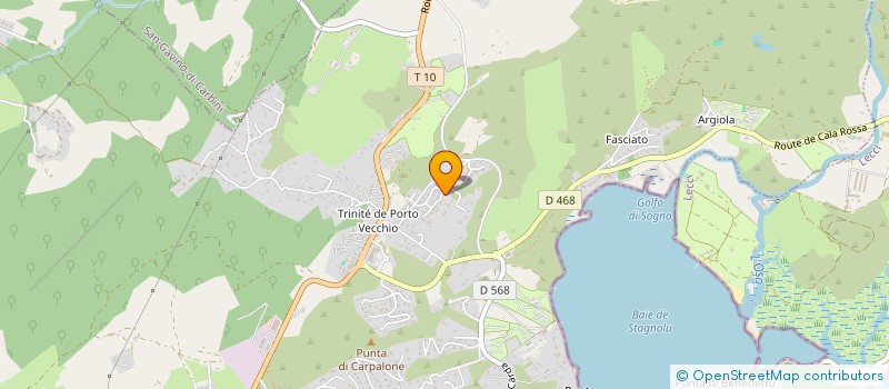 localisation de l'entreprise UMBRAGGIA à PORTO-VECCHIO