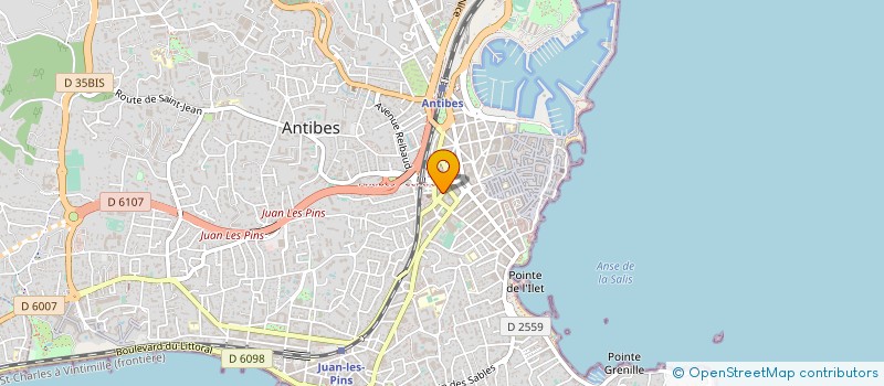 localisation de l'entreprise UMBRELLA à ANTIBES