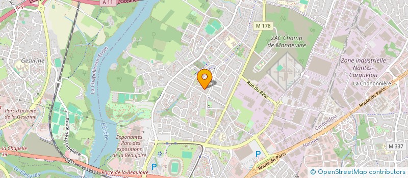 localisation de l'entreprise UMBRELLA OUEST à NANTES