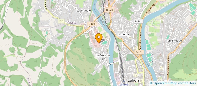 localisation de l'entreprise UMBRESSO à CAHORS