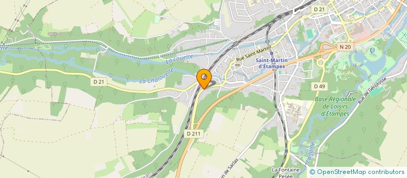 localisation de l'entreprise UMC BAT à ETAMPES
