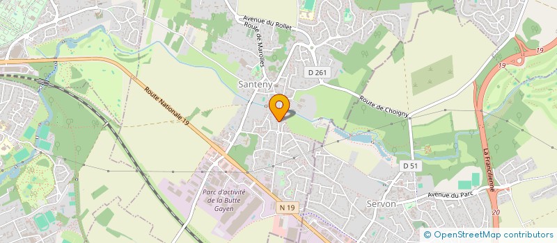 localisation de l'entreprise UMD LOCATIONS  SANTENY