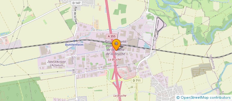 localisation de l'entreprise UMIAMI ALSACE  DUPPIGHEIM