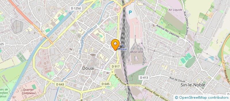 localisation de l'entreprise UMIH à DOUAI