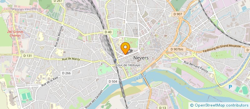 localisation de l'entreprise UMIH 58 à NEVERS