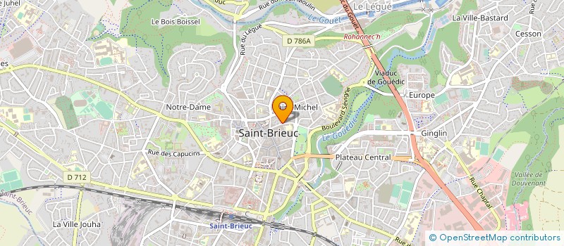 localisation de l'entreprise UMIH DES COTES D ARMOR à SAINT-BRIEUC