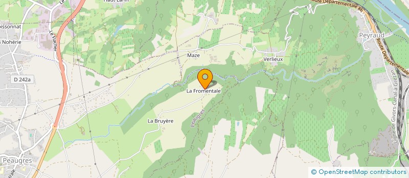 localisation de l'entreprise UMILLLA à PEAUGRES