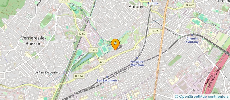 localisation de l'entreprise UMINAS à ANTONY