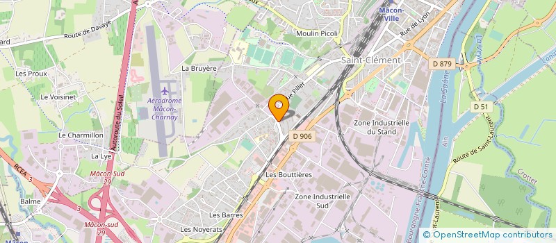 localisation de l'entreprise UMIT VOYAGES à MACON