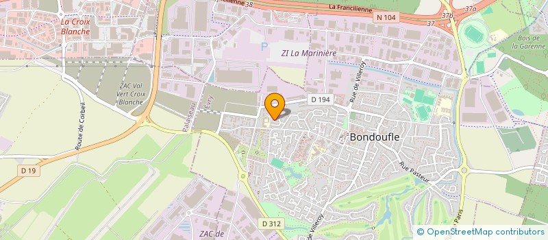 localisation de l'entreprise UMM à BONDOUFLE