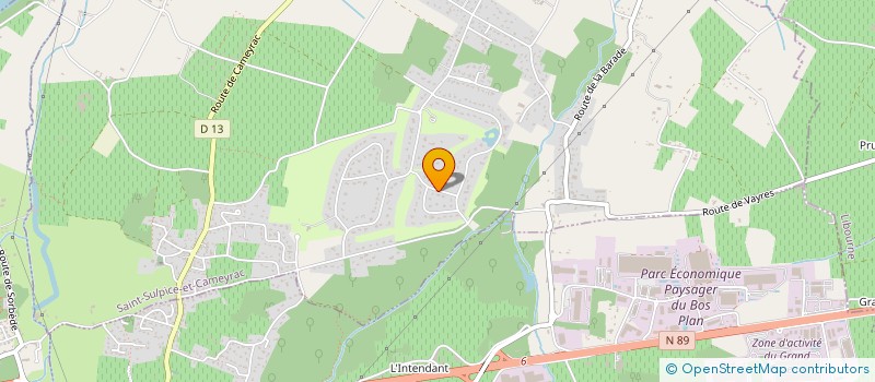 localisation de l'entreprise UMMA  SAINT-SULPICE-ET-CAMEYRAC