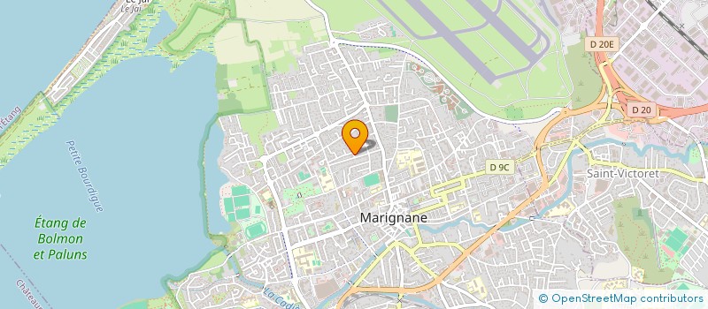 localisation de l'entreprise UMMA IMMO  SAINT-VICTORET