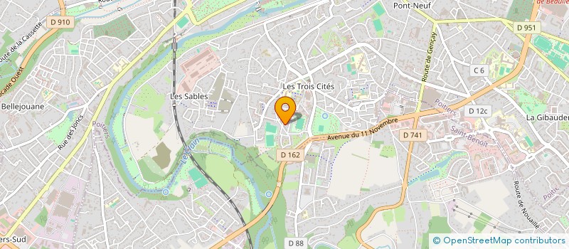 localisation de l'entreprise UMMADUCOEUR  POITIERS
