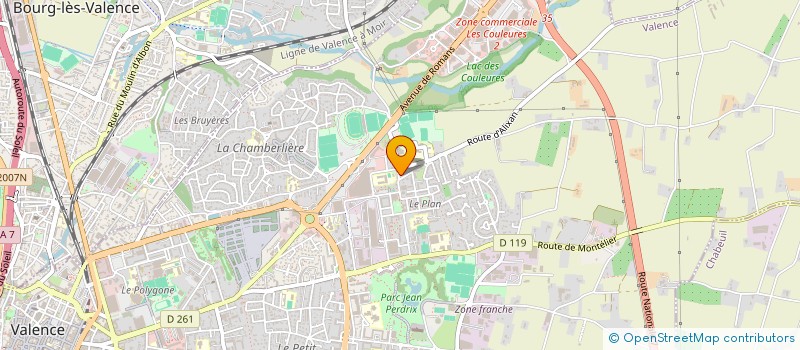 localisation de l'entreprise UMMATY à VALENCE