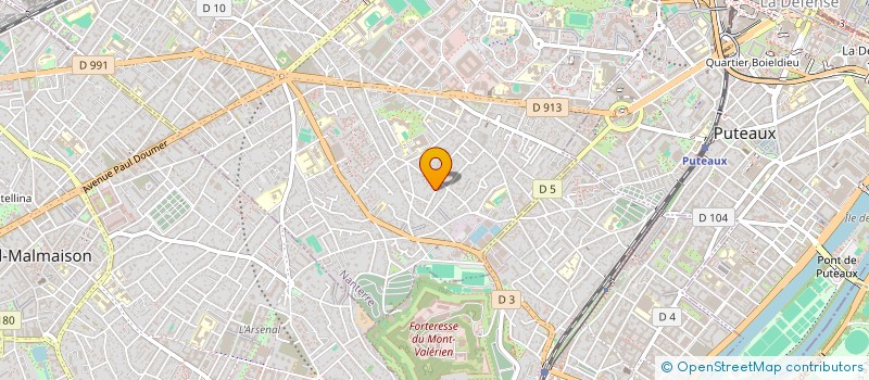 localisation de l'entreprise UMMOBS  NANTERRE