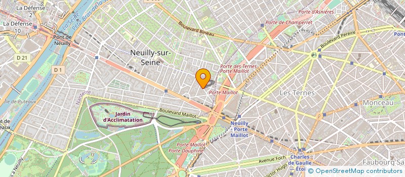 localisation de l'entreprise UMN MUSIC à NEUILLY-SUR-SEINE