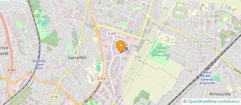 localisation de l'entreprise UMSE à SARCELLES