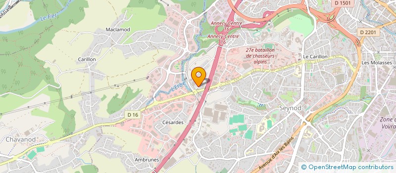 localisation de l'entreprise UMULU INVEST à ANNECY