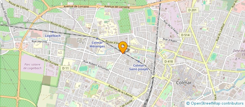 localisation de l'entreprise UMUT  COLMAR