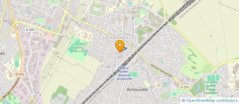 localisation de l'entreprise UMUT à ARNOUVILLE