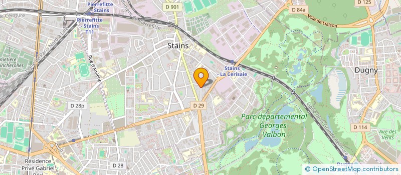 localisation de l'entreprise UMUT à STAINS