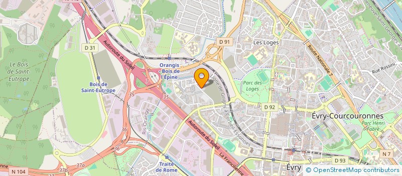 localisation de l'entreprise UMUT à EVRY-COURCOURONNES
