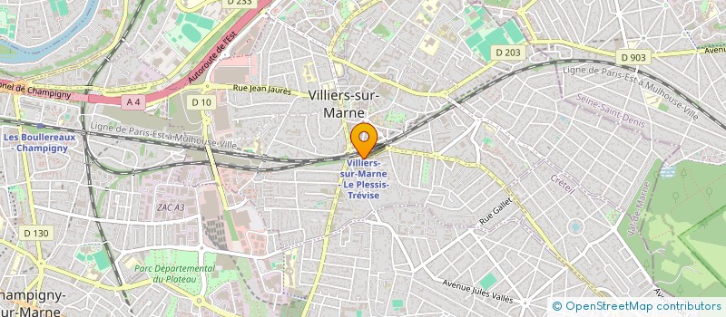 localisation de l'entreprise UMUT à VILLIERS-SUR-MARNE