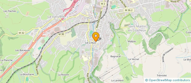 localisation de l'entreprise UMUT HOLDING à SAINT-CHAMOND