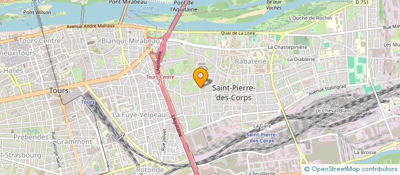 localisation de l'entreprise UMV IMMO  SAINT-PIERRE-DES-CORPS